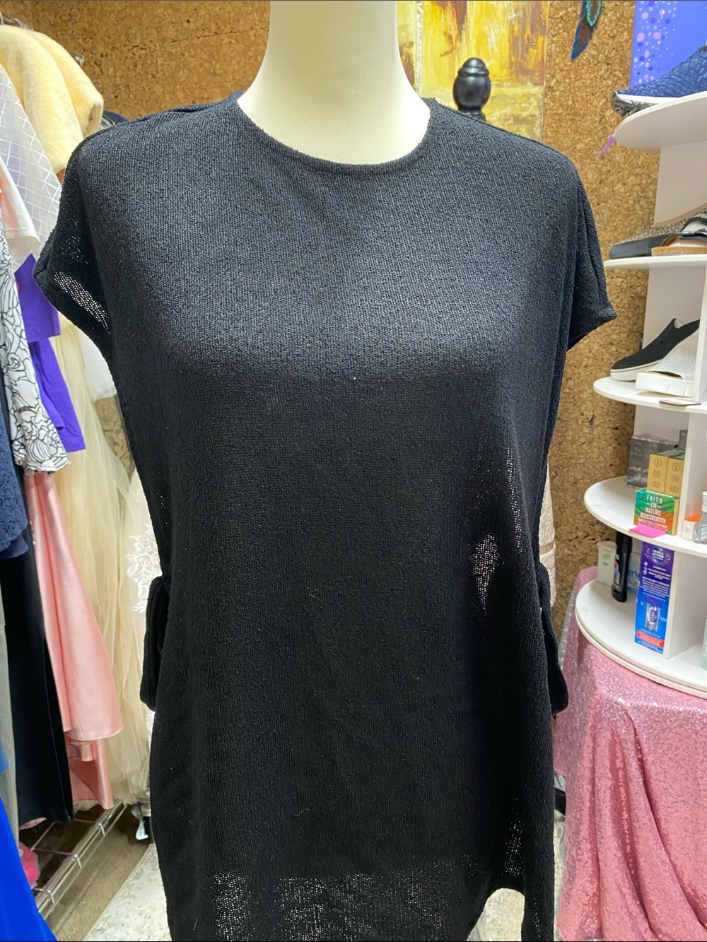 H&M Black Women's Knit Top - size S